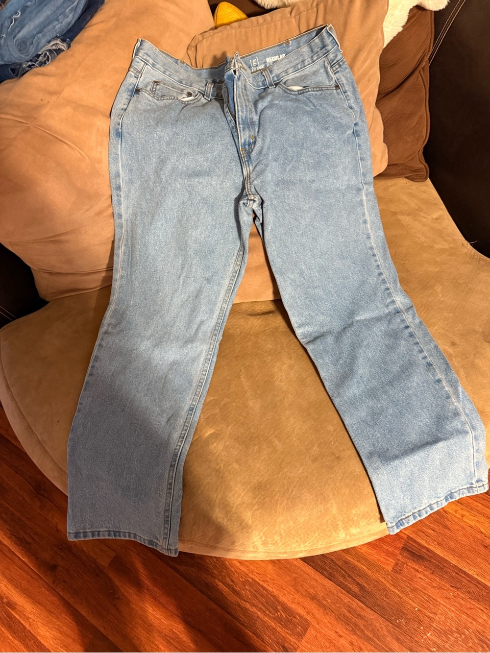 George Light Blue Straight Leg Women's Jeans